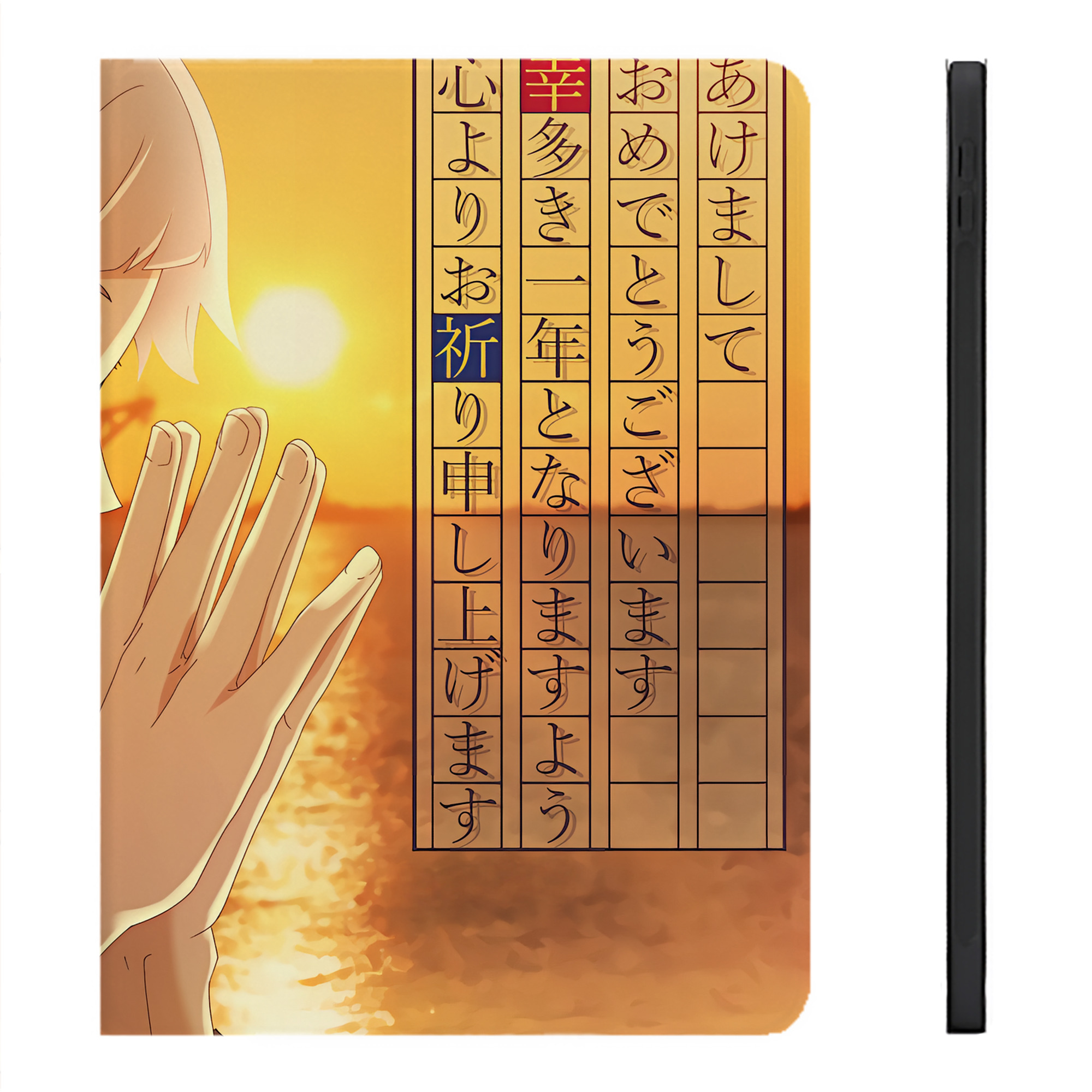（画像用） 文豪ストレイドッグス Bungo Stray Dogs IPadケース ペンホルダー付き ブックスタイルデザイン